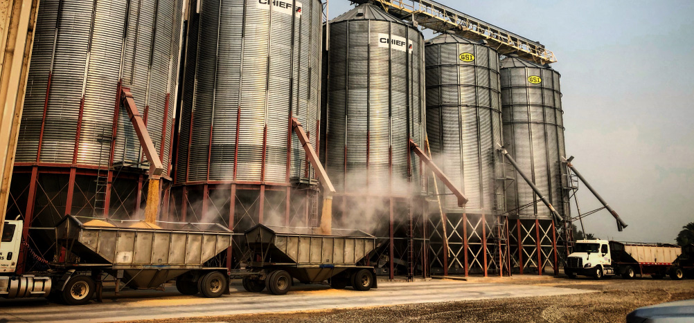 outside storage silos